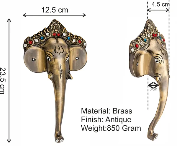 (Pack_of_2)_Pull_Handle_Royal_Ganesha_Brass_Antique