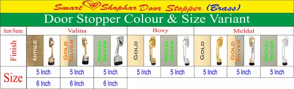 (_Pack_of_2_)_Brass_Meldal_Door_Stopper_5_Inches_Gold_Pack_of_2