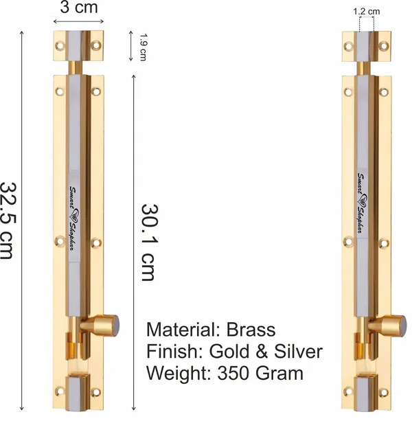 (Pack_of_6)_Tower_Bolt_Hex_Brass_Gold_Silver
