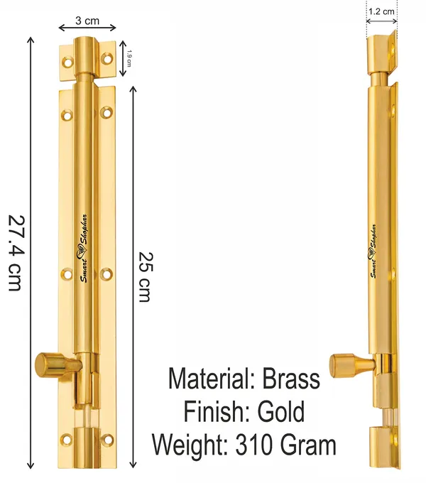 (Pack_of_6)_Tower_Bolt_Plain_Brass_Gold