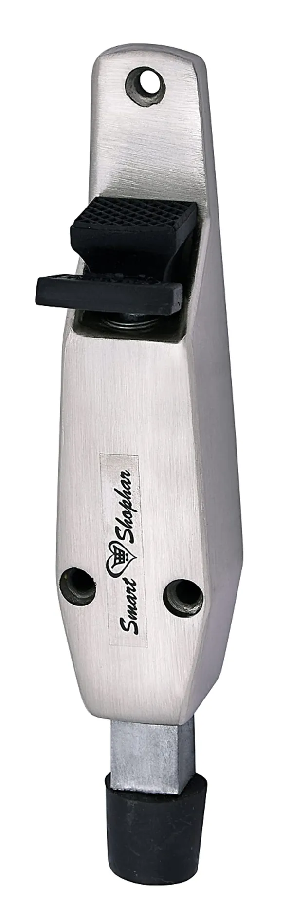 (_Pack_of_6_)_Aluminium_Alloys_Summary_Door_Stopper_5_Inche_Silver_Pack_of_6_/_Door_Mounted_with_Rubber_Tip_Bottom_for_Home_Office_Bathroom/Slip-Resistant_for_Tiles_Carpet_Wood_Laminated_Floors