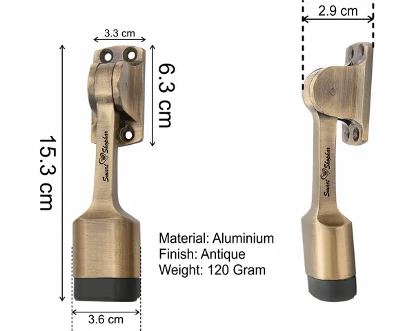 Pack_of_4-_Stopper_Foot_up_and_Down_Door_Stopper_Vanilla_Aluminum_Alloys_Antique