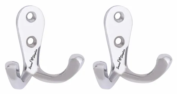 Pack_of_2_Wall_Hook_Single_Jack(J)_Aluminium_Alloys_Silver