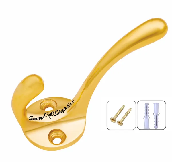 Wall_Hook_Pluk_Coat_Aluminium_Alloys_Gold_Pack_of_12