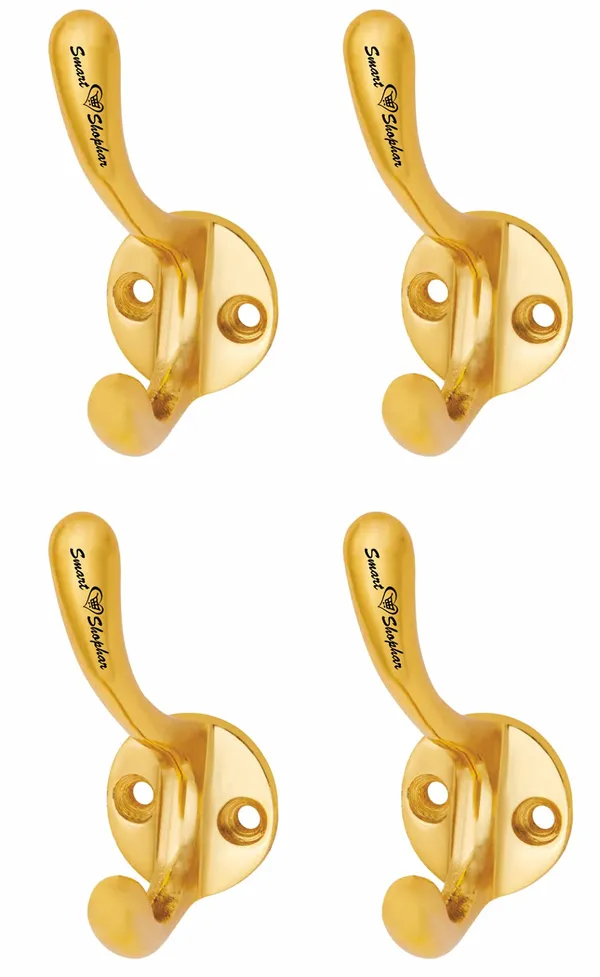 (Pack_of_4)_Wall_Hook_Pluk_Coat_Aluminium_Alloys_Gold