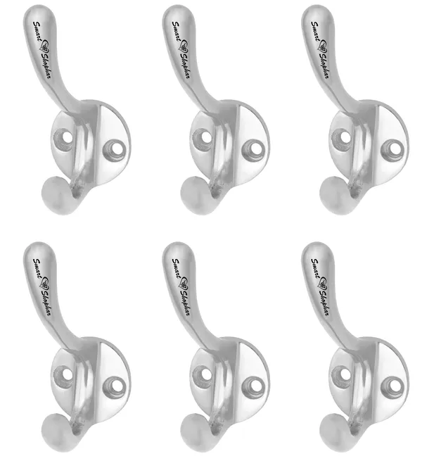 Pack_of_6_Wall_hook_Pluk_Coat_Aluminium_Alloys_Silver