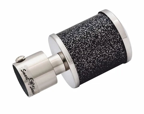 (Pack_of_4)_Curtain_bracket_Glitter_Star_Stainless_Steel_and_Aluminium_Alloys_Black_Silver