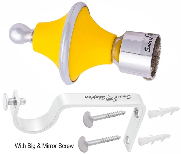 (Pack_of_4)_Curtain_Bracket_Spinel_Stainless_Steel_and_Aluminium_Alloys_Yellow_Silver