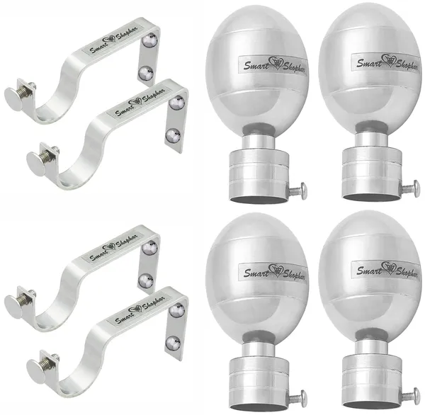 (Pack_of_2)_Curtain_Bracket_Lumia_Stainless_steel_Silver