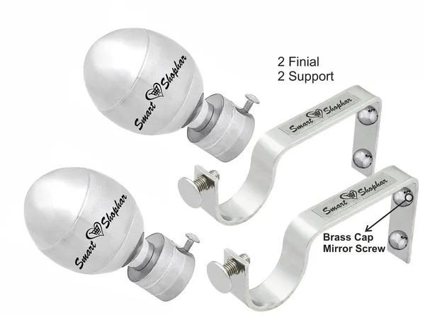 (Pack_of_2)_Curtain_Bracket_Lumia_Stainless_steel_Silver