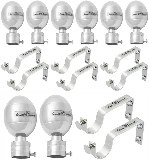 (Pack_of_4)_Curtain_Bracket_Lumia_Stainless_steel_Silver