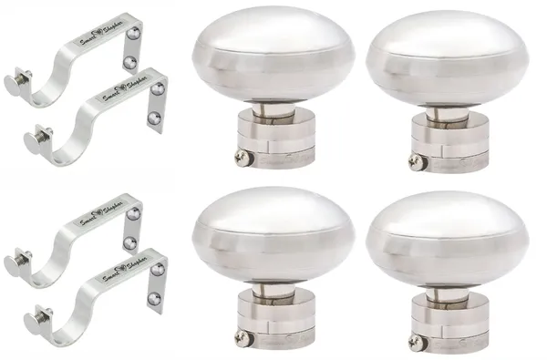 (Pack_of_2)_Curtain_Bracket_Nano_Stainless_steel_Silver