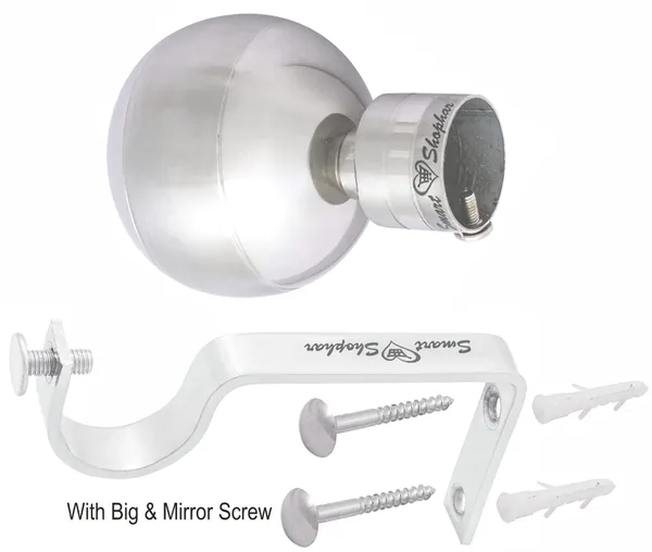 (Pack_of_4)_Curtain_Bracket_Rex_90_Stainless_steel_Silver