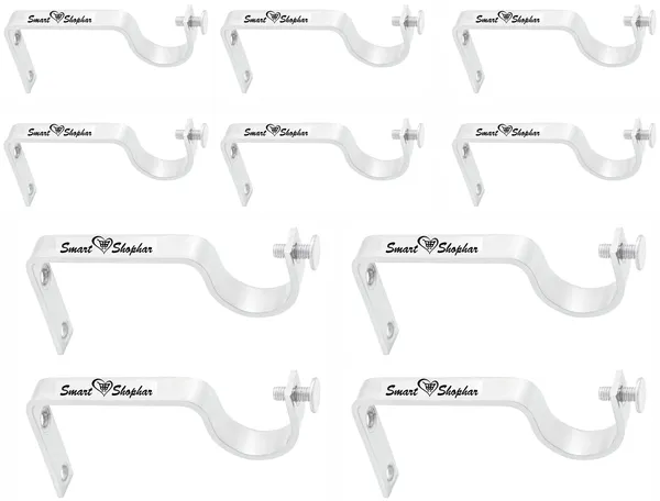 (Pack_of_10)_Double_Curtain_Support_Riva_Stainless_steel_Silver