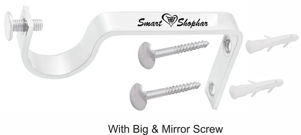 (Pack_of_8)_Double_Curtain_Support_Riva_Stainless_steel_Silver