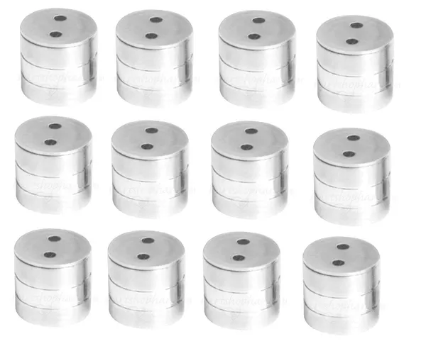 Wall_Curtain_Bracket_Tommy_Concealed_Stainless_steel_Silver_Pack_of_12