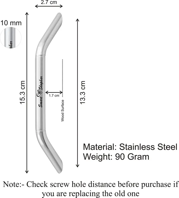Cabinet_Handle_Pasa_Stainless_Steel_Silver_Pack_of_12