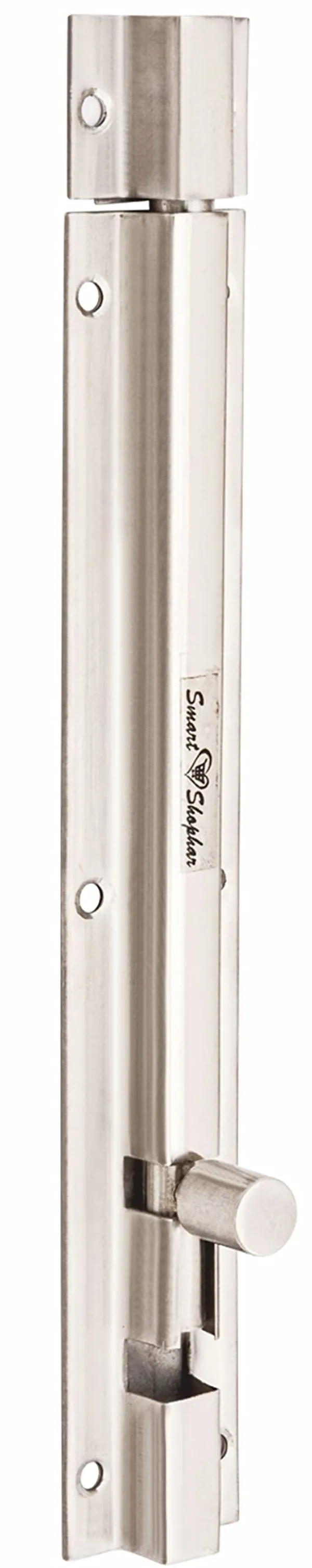 Stainless_Steel_Plain_Tower_Bolt_12_Inches_Silver,_Pack_of_12_/_Long_Length_/_Durable_Material_/_Suitable_for_Exterior_Doors