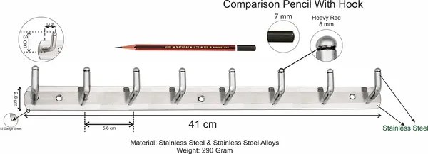 (Pack_of_2)_Wall_Hook_L_Type_Stainless_steel_Silver