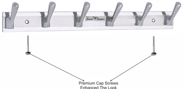 (Pack_of_6)_Wall_hook_Capsule_Stainless_steel_and_Aluminium_Alloys_Silver