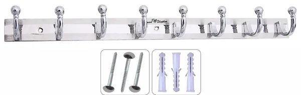 (Pack_of_3)_Wall_Hook_Ego_Stainless_steel_and_Aluminium_Alloys_Silver
