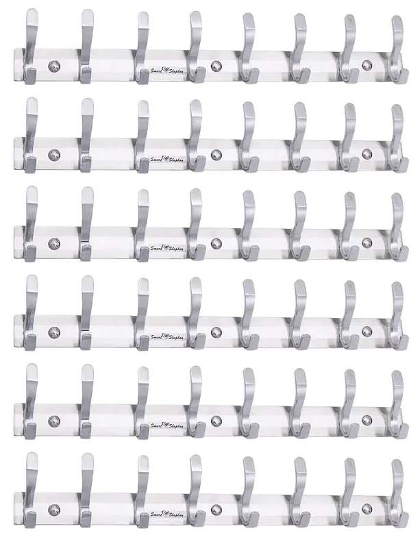 (Pack_of_6)_Wall_Hook_Fescue_Stainless_steel_and_Aluminium_Alloys_Silver
