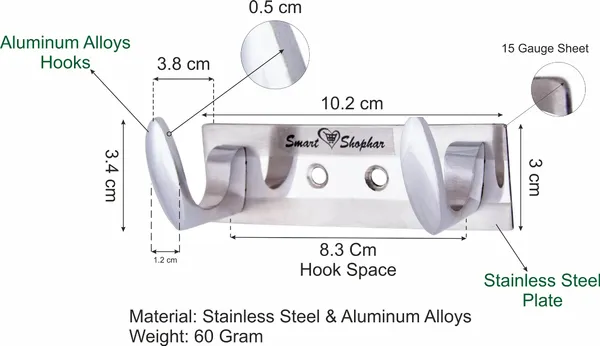 Wall_hook_Trums_Stainless_steel_and_Aluminium_Alloys_Silver_Pack_of_12