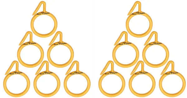 Curtain_Ring_Nemani_Plastic_Yellow_Pack_of_12