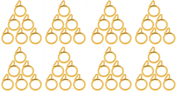 Curtain_Ring_Nemani_Plastic_Yellow_Pack_of_48