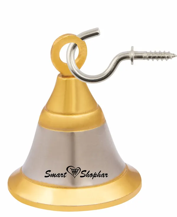 (Pack_of_2)_Decorative_Bell_Jingle_Zinc_Gold_Silver