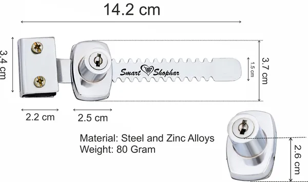 Pack_of_6_Glass_Lock_Tarmenet_Steel_and_Zinc_Alloys_Silver__with_2_Keys