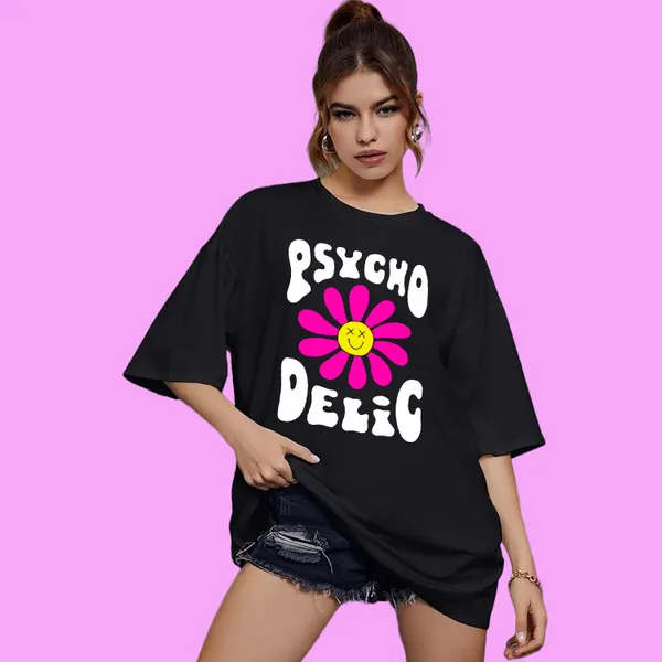 London_Hills_Cotton_Blend_Half_Sleeve_Women_Oversized_T-Shirts_Multicolor_Pack_of_3_Dark_Grey,_Black