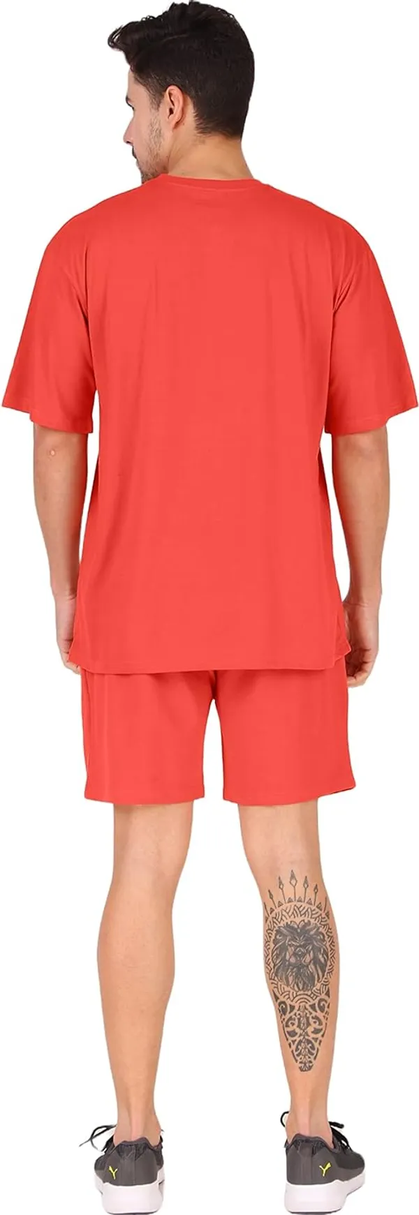 Orange__Cotton_Blend_&_Shorts_-_Terry_Co-Ord_Set