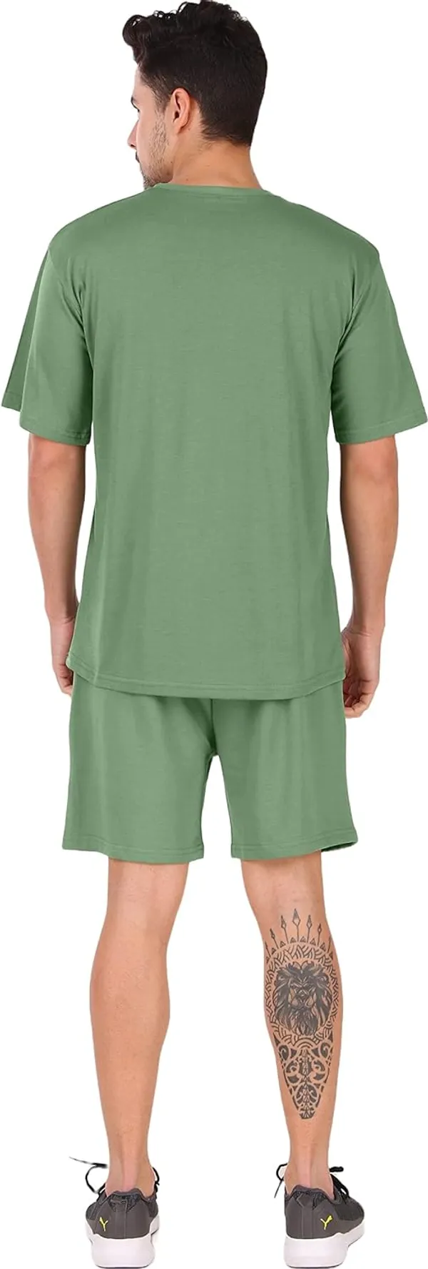 Green__Cotton_Blend_&_Shorts_-_Terry_Co-Ord_Set