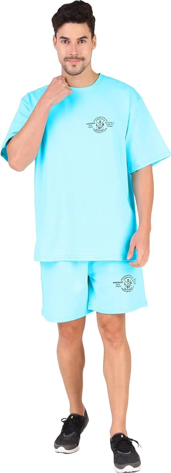 Sky_Blue__Cotton_Blend_&_Shorts_-_Terry_Co-Ord_Set