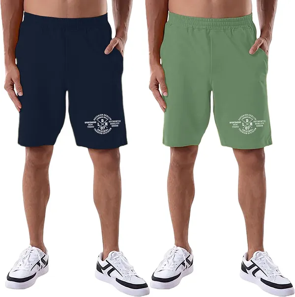 Green,_Dark_Blue_Terry_Shorts