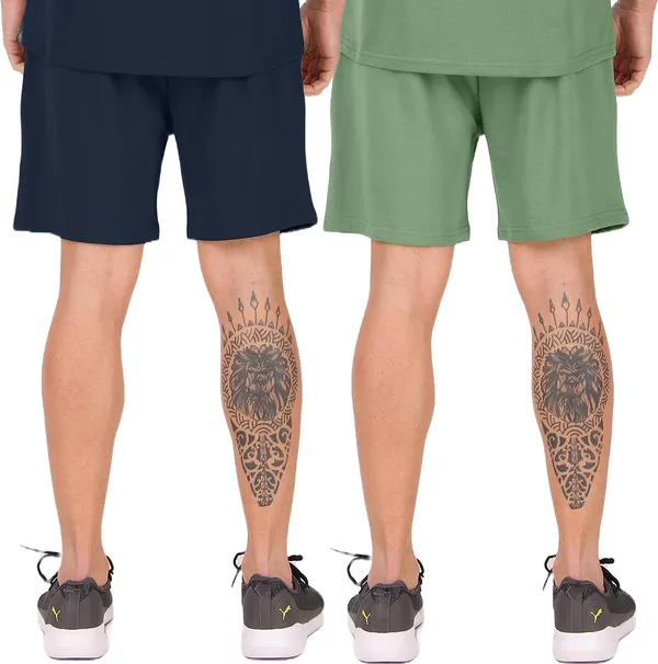 Green,_Dark_Blue_Terry_Shorts