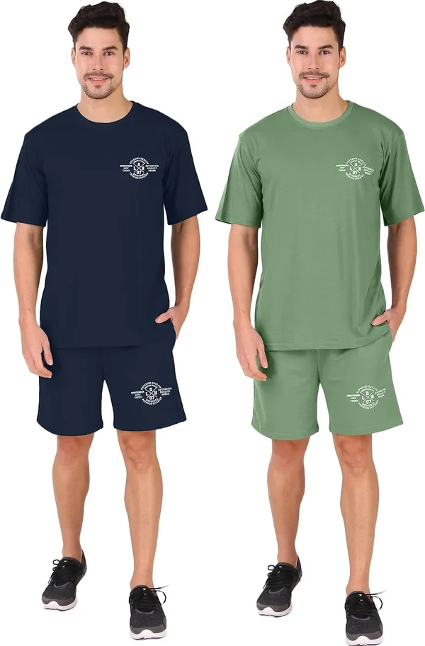 Green,_Dark_Blue_Terry_Shorts