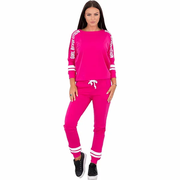 Magenta_Cotton_Blend_T-Shirt