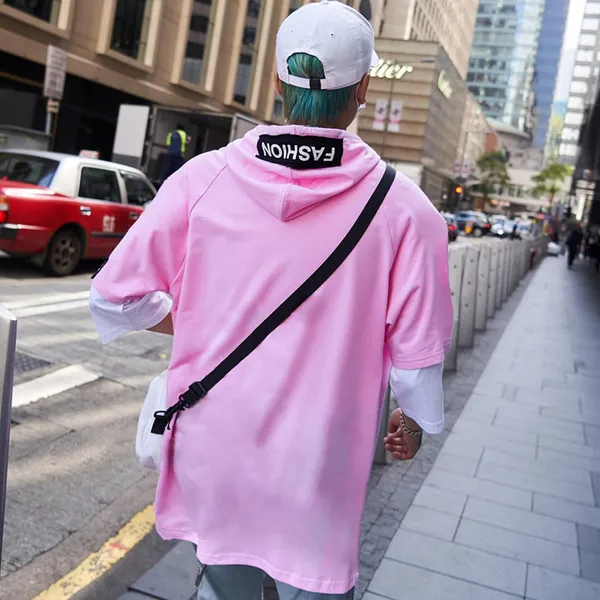 Pink_Cotton_Blend_T-Shirt