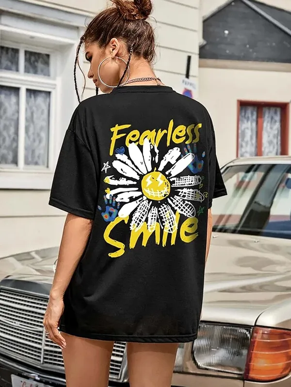 London_Hills_Cotton_Blend_Half_Sleeve_Women_Oversized_T-Shirts_Multicolor_Pack_of_3_Dark_Grey,_Dark_Green,_Black