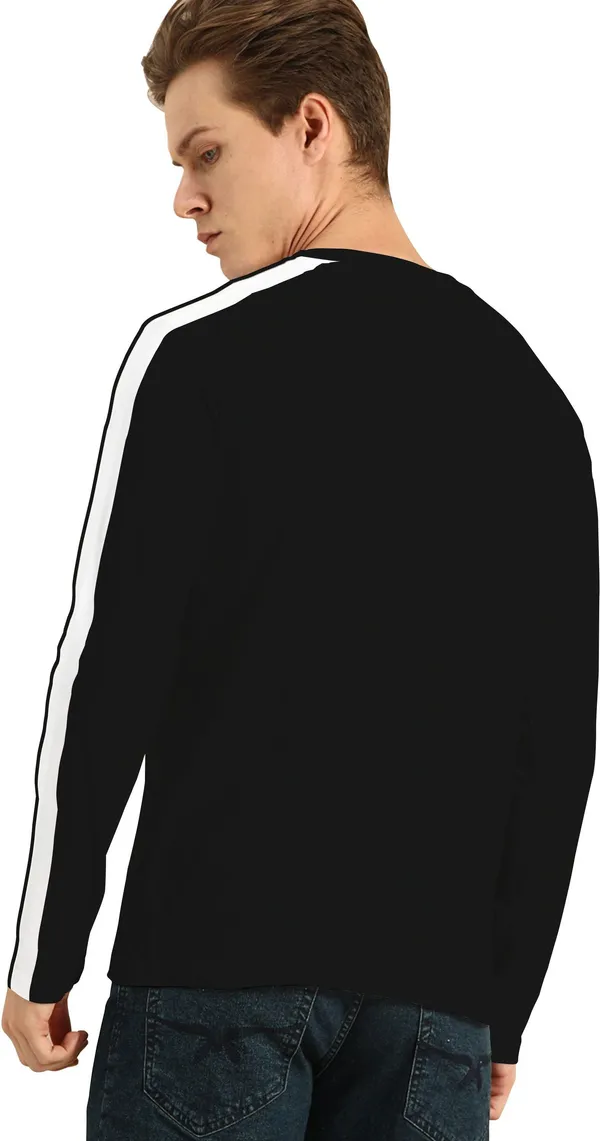 Black_Cotton_Blend_Round_Neck_Full_Sleeve_t-shirt_for_Men