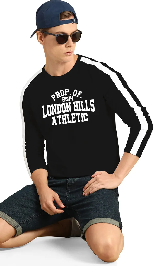 Black_Cotton_Blend_Round_Neck_Full_Sleeve_t-shirt_for_Men