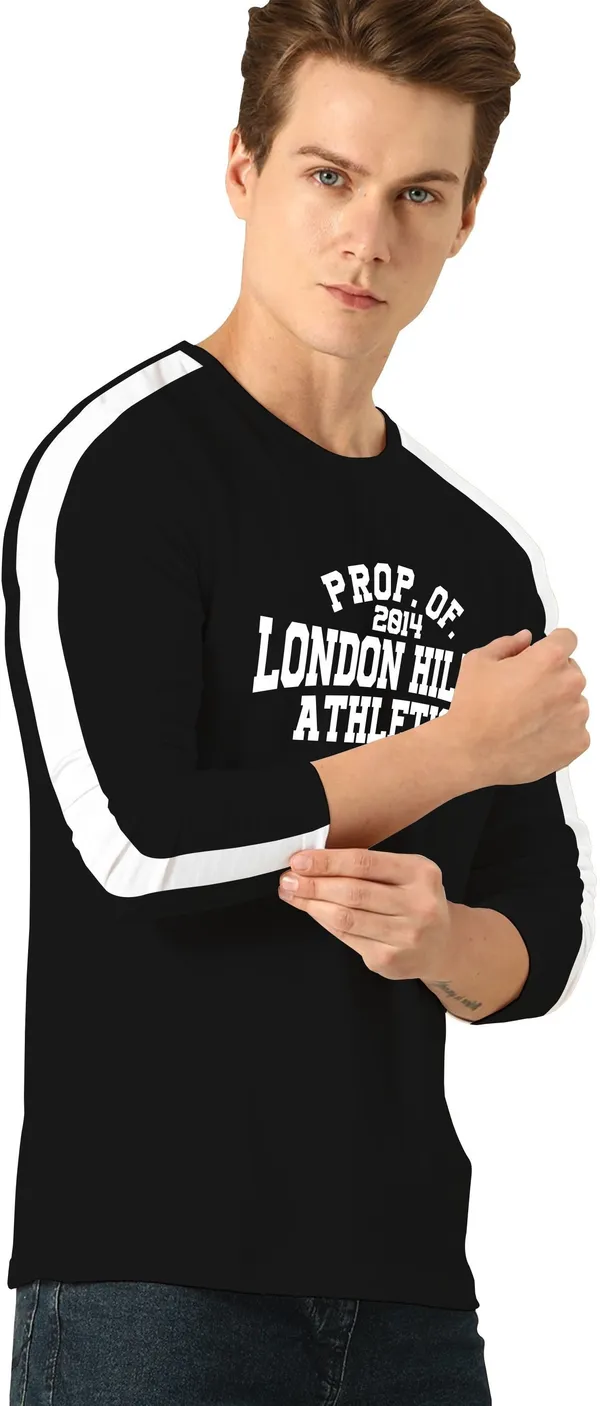 Black_Cotton_Blend_Round_Neck_Full_Sleeve_t-shirt_for_Men