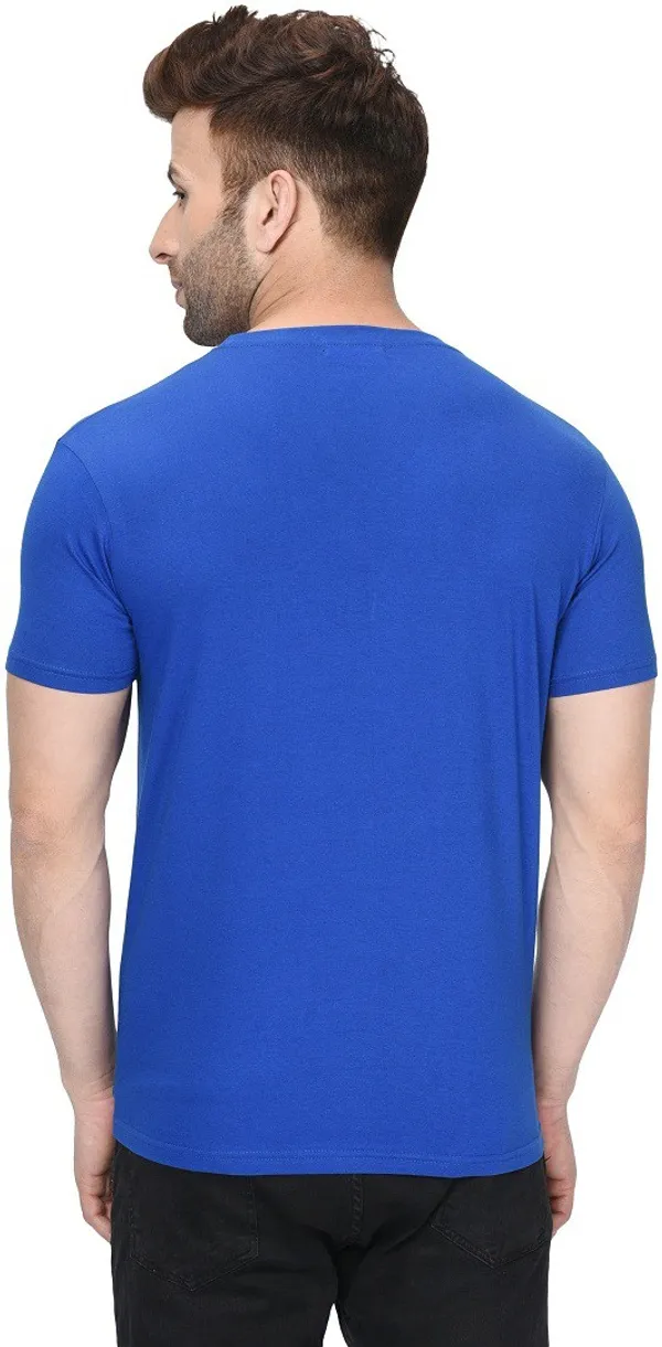 Blue_Cotton_Blend_Henley_Neck_Short_Sleeve_t-shirt_for_Men