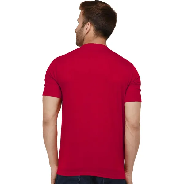 Red_Cotton_Blend_T-Shirt