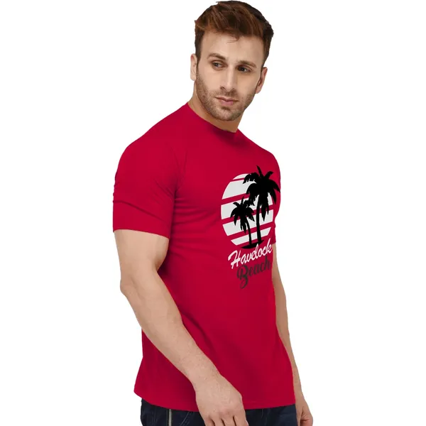 Red_Cotton_Blend_T-Shirt