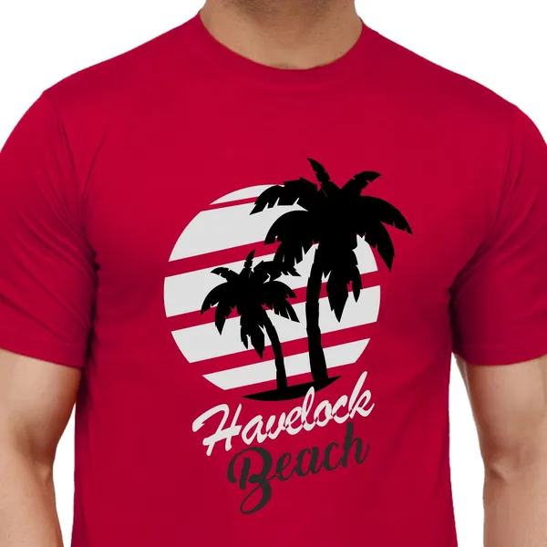 Red_Cotton_Blend_T-Shirt