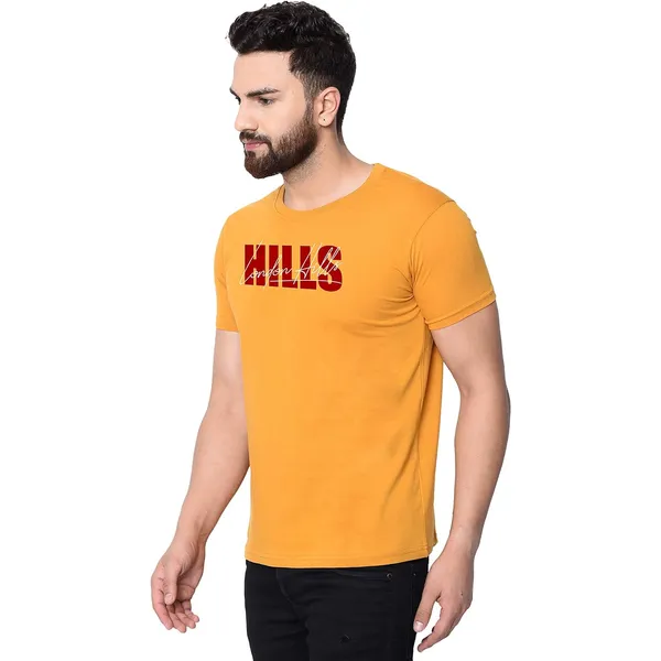 Mustard_Cotton_Blend_T-Shirt