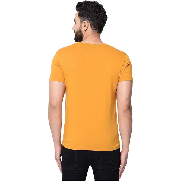 Mustard_Cotton_Blend_T-Shirt